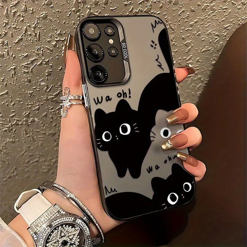 Love Heart Pattern Hard Case For Samsung S26 S25 Ultra S23 FE S22 S24 A57 A55 5G A56 A54 A53 A52S A36 A35 A34 A25 A16 Case Cover