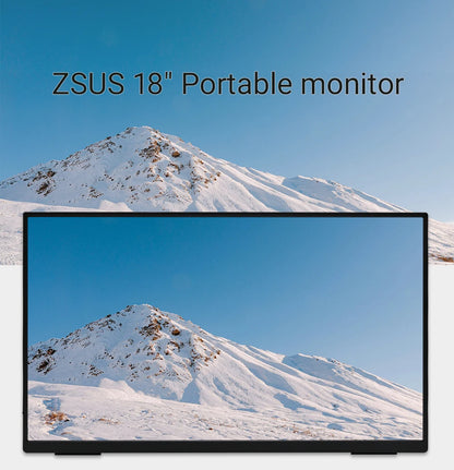 Portable 18 Inch Monitor - 1080P 100Hz IPS Display with HDR10 & 100% sRGB