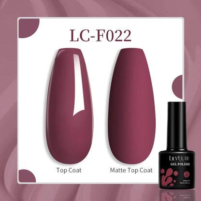 Gel Nail Polish - LILYCUTE UV Gel Varnish 7ML | Soak Off, Long Lasting Colors