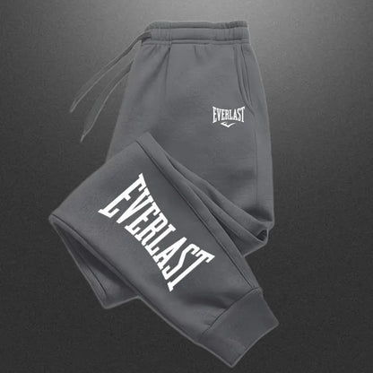 2026 EVERLAST Men Women Jogging Sweatpants Running Trousers Fleece Streetwear Sport Oversized Jogger Sweat Pants 2025 Clothing