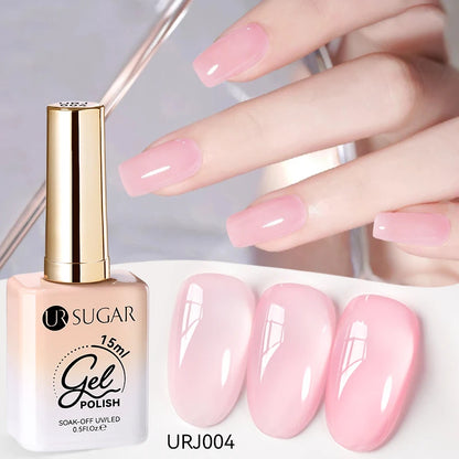 Jelly Gel Polish - Eco Friendly Semi Permanent UV LED Nail Polish for Salon Use