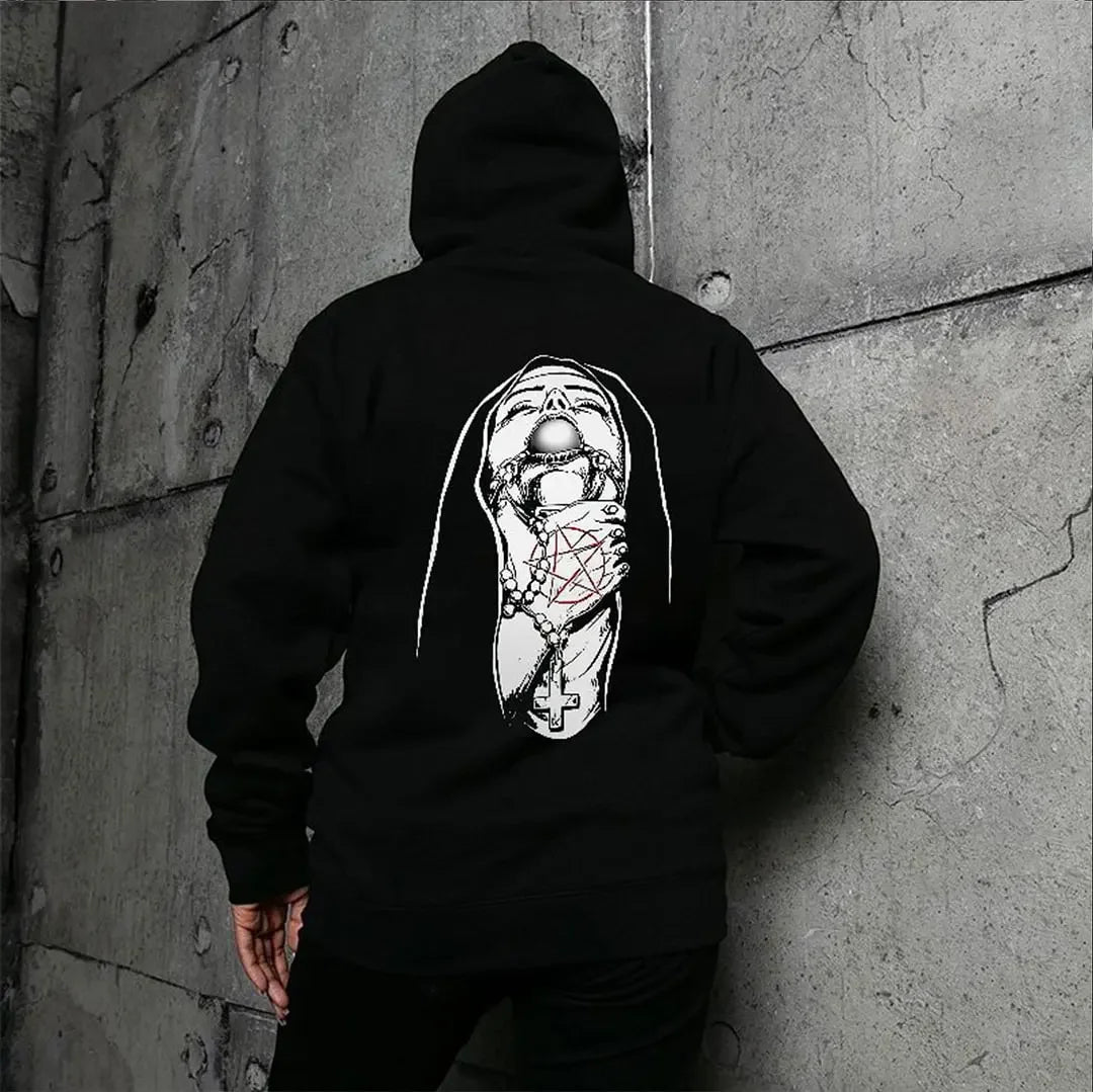 Casual Trend Loose Long-sleeved Hooded Sweatshirt Men's and Women's Spring and Autumn Fashion Sports Casual Coat