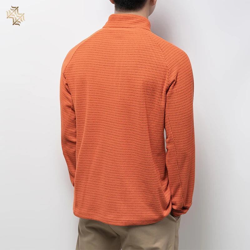 SBWL Autumn High Quality Men's Running Fitness Outdoor Sportswear Fashion Business Casual Breathable Long Sleeve T-Shirt Tops