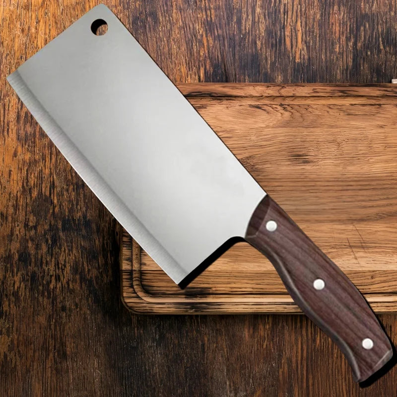 Stainless Steel Chefs Knife - Multi-Purpose Sharp Slicer for Kitchen