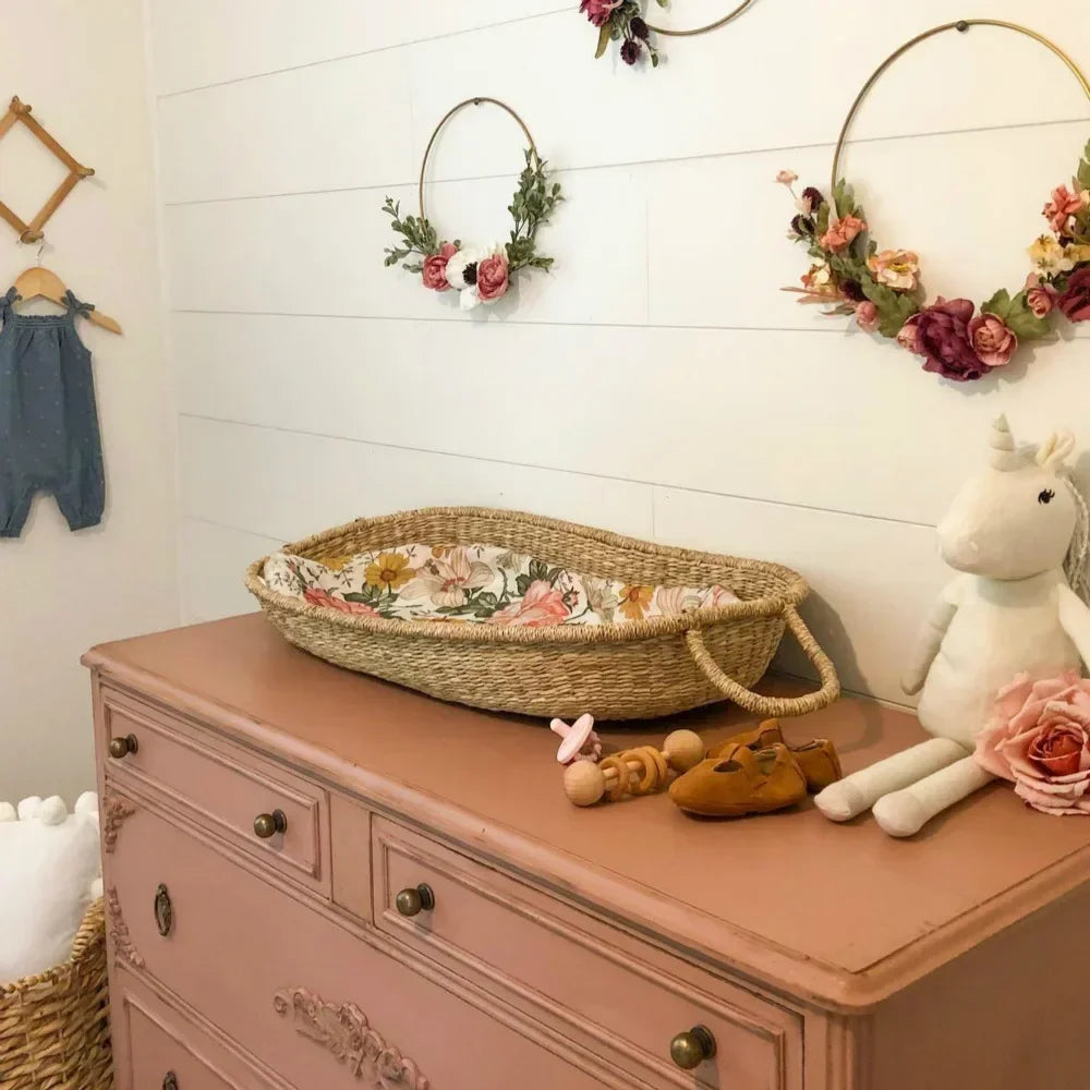 Newborn Change Table Covers Baby Diaper Changing Pad Cover Printing Design Breathable Soft Reusable Diaper Changing Mat Cover