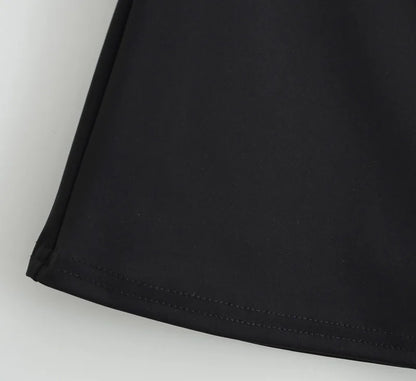 Women Low Rise Mini Skirt With Take The Short Cut Detail Slim Fit Mini Skort
