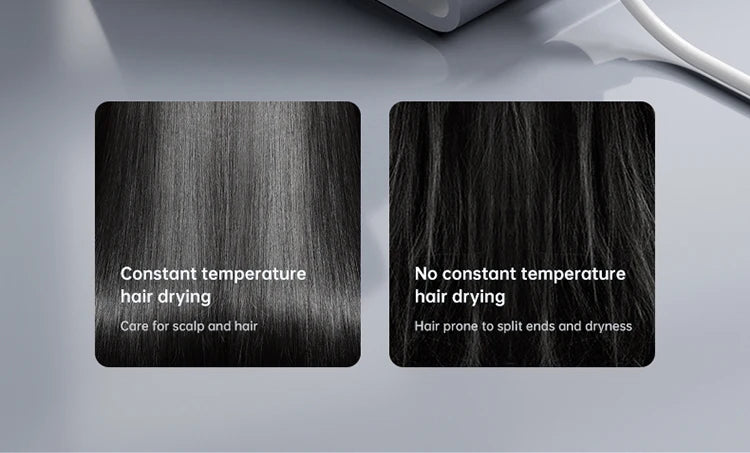 High Speed Hair Dryer – Blue Light Ion, Infrared Heating, 3 Speed Temperature | EU Plug