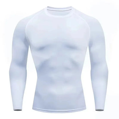 Men's Thermal Underwear Long Sleeve Tops | Thin Tight Fitting Elastic Fitness Wear