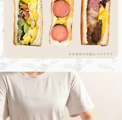Multifunctional Waffle and Sandwich Maker - Double-Sided Breakfast Toaster