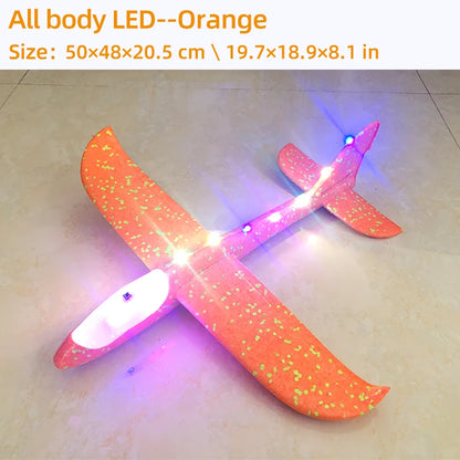 Big Foam Glider Plane - Hand-Throw Outdoor Toy for Kids - ZOOMNSTORE