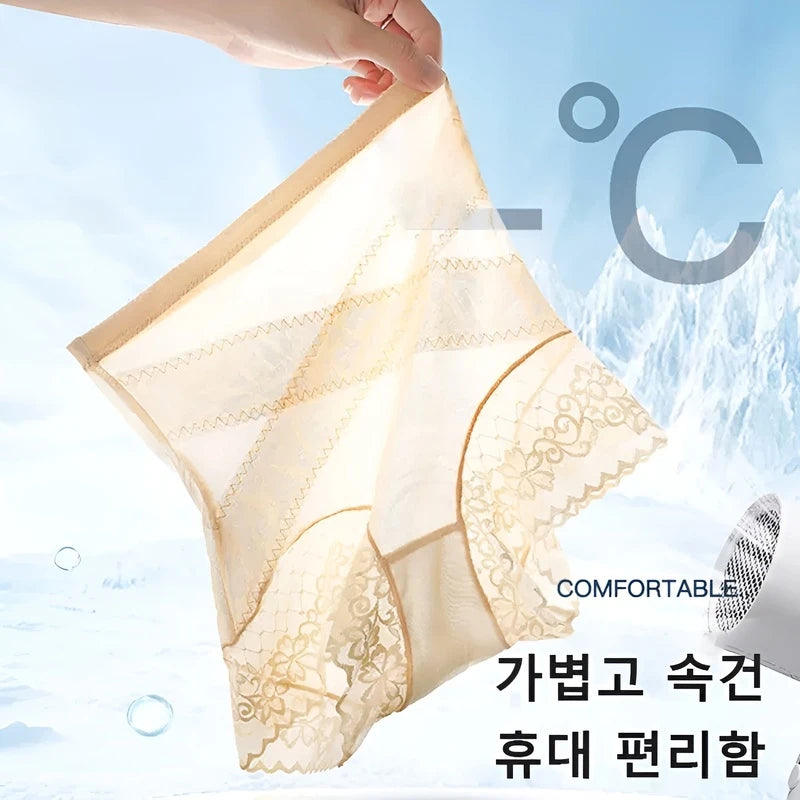 Cross-strap High-waisted Panties Lace 7A Antibacterial Hip-lifting Girdle Girl High-waisted Body Shaping Pants Anti-gravity