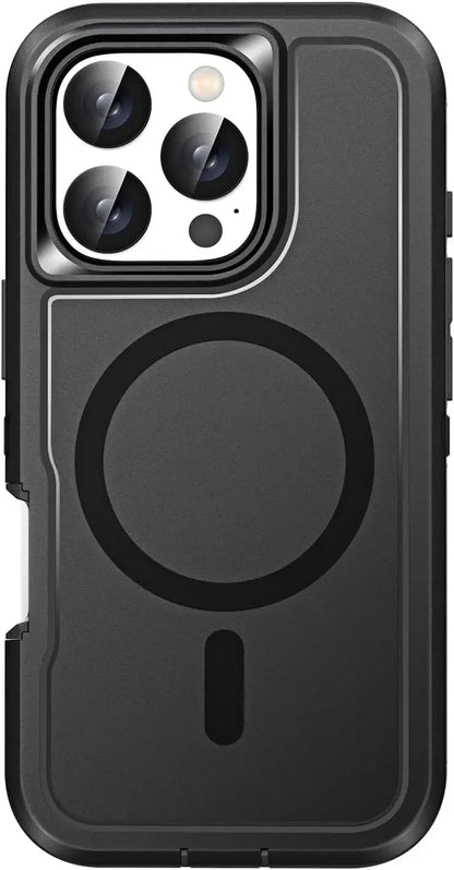 Luxury Ott Magnetic Armor Cases for IPhone 17 16 15 14 Plus 13 12 11 Pro Max Box Shockproof Charging Heavy Duty Protect Cover