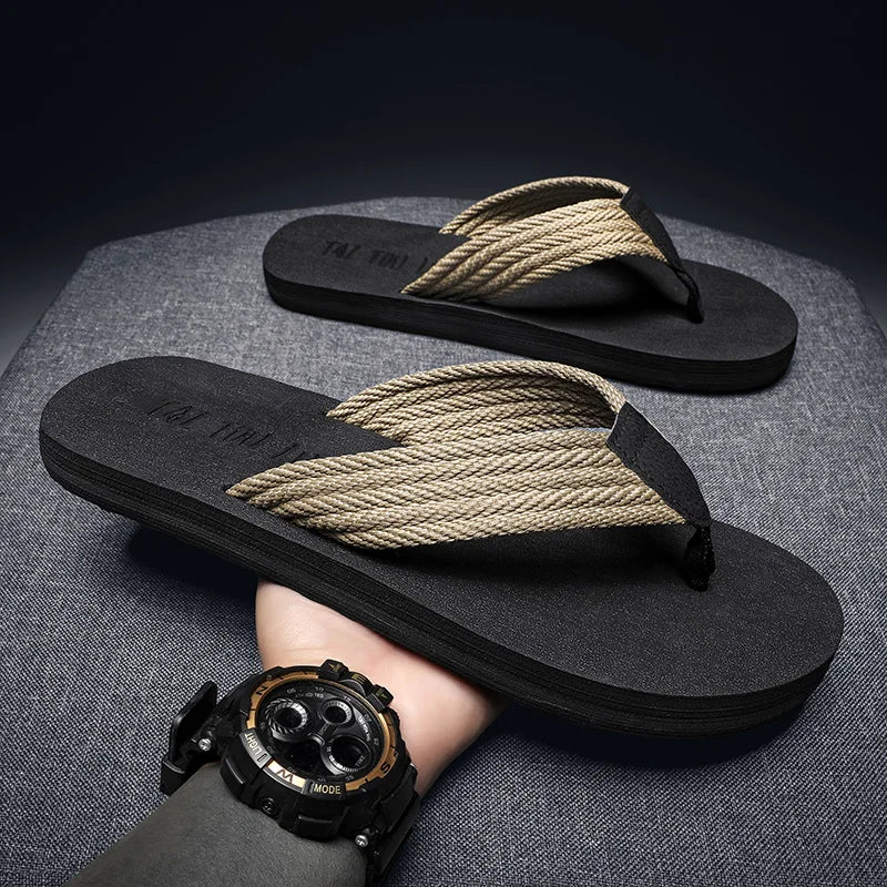 Plus Big Size 49 50 51 52 Flip Flops Men Slippers Chanclas De Hombre Claquette Homme Klapki Indoor Outside Beach Large Shoes