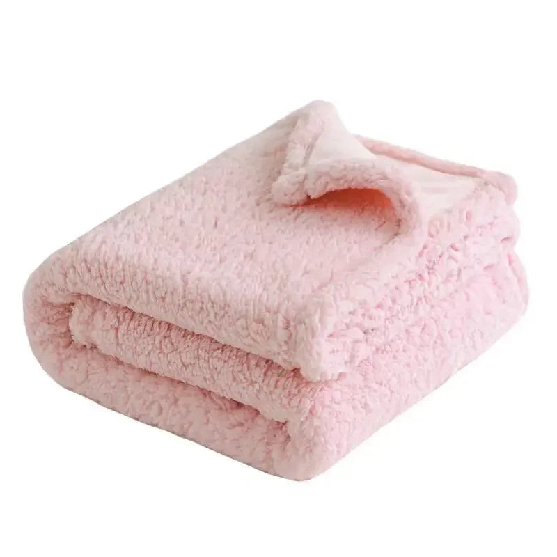 Waterproof King Size Blanket - Cozy Thickened Shaggy Stain Resistant