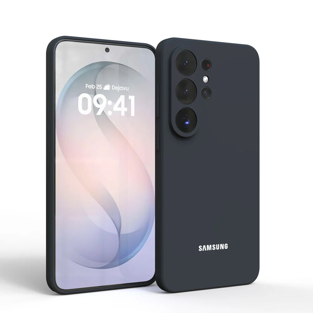 For Samsung Galaxy S26 Ultra Case Silky Silicone Cover Soft-Touch Back Protective Housing For S26Ultra S26 Plus S25 FE S24 S23