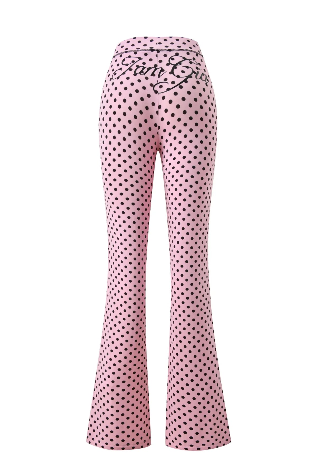 Gia neon pink regular shoulder slim-fit letter print topstitching design slim-fit hooded zip-up short jacket and pants set