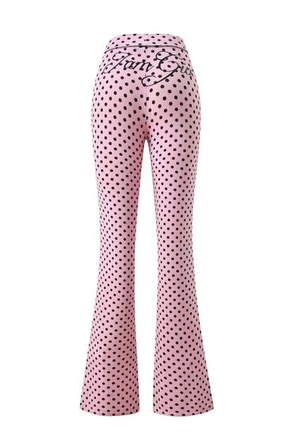 Gia neon pink regular shoulder slim-fit letter print topstitching design slim-fit hooded zip-up short jacket and pants set