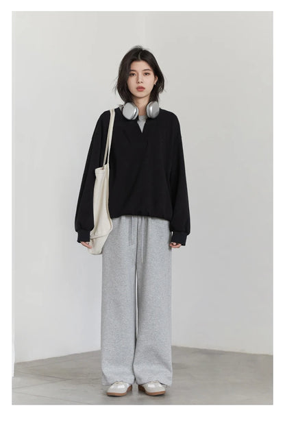 CHIC VEN Korean Women Sweatshirts Loose Casual New Contrast Splicing Hoodie Female Top Woman T Shirt Pullover Spring Autumn 2025