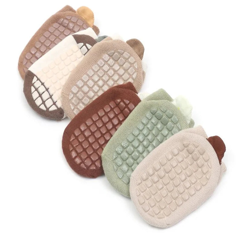 Lawadka Winter Kids Girl Boy Socks Anti Slip Cotton Baby Socks for Girls Boys Casual Soft Print Toddler Children's Sock Non-slip