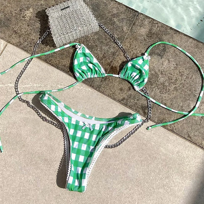 Micro Bikini Set - Sexy Push Up Brazilian Swimwear for Women - ZOOMNSTORE
