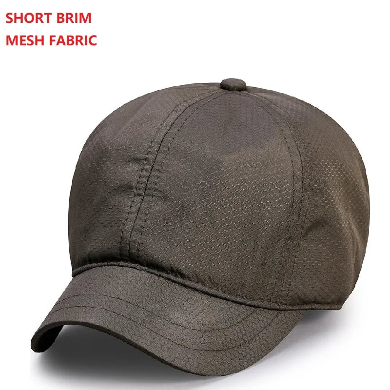 Oversize Big Head Man Plus Size Baseball Cap Spring Summer Thin Fabric Mesh Sun Hat Male Snapback M 55-59cm L 60-64cm