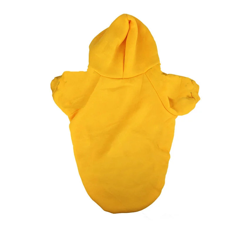 Solid Dog Jacket Coat Hoodies Sweatshirt  pet Clothes for Samll Medium Large Dogs Labrador French Bulldog Yorkshire Outfit S-9XL