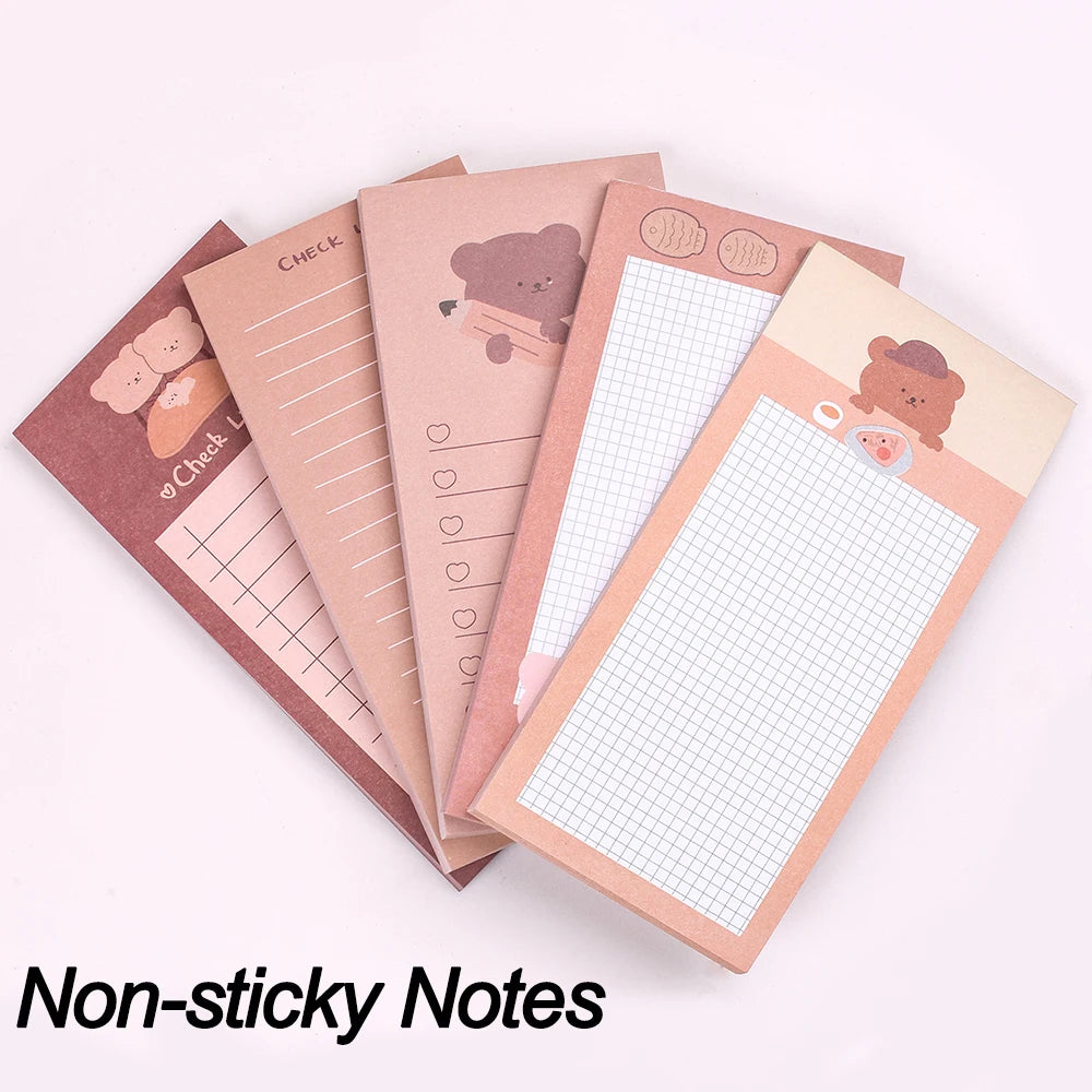Kawaii Sticky Notes - Cute Journaling Memo Pads for To-Do Lists and Planning