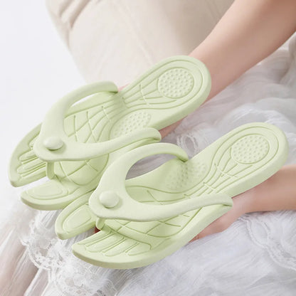 Hot Sale Men Travel Portable Flip-flops Folding Slippers Indoor And Outdoor Soft-soled Beach Hotel Couple Sandals Woman Slides