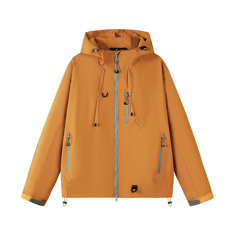 Unisex Hiking Jacket Waterproof Autumn Windbreaker Ourdoor Hooded Coats Women New Jacket Men Fishing Camping Climbing Coats