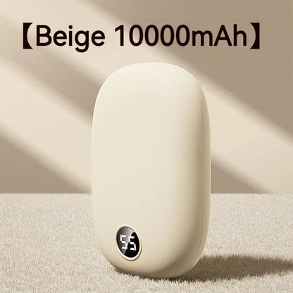 10000mAh Portable Hand Warmer USB Rechargeable 2-In-1 Power Bank Winter Electric Heater Warmer For Cold Weather
