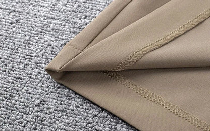 Khaki Casual Wide Leg Shorts Women Summer New Solid Loose Knee-Length Hot Pants Korean All-Match High Waist Suit Shorts Ladies