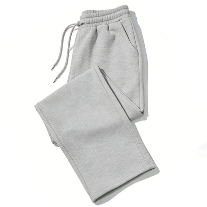 Mens Sweatpants Straight Fit Joggers for Sports and Streetwear Loose Oversized Casual Pant Drawstring Multi-pocket Men Long Pant