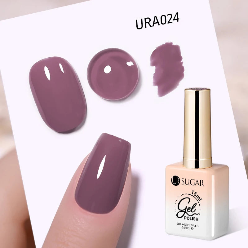 Jelly Gel Polish - Eco Friendly Semi Permanent UV LED Nail Polish for Salon Use