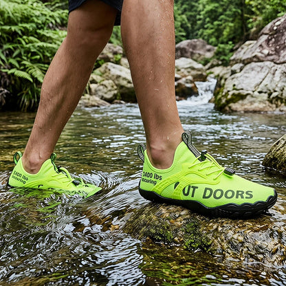 Men Water Shoes Swimming Barefoot Quick Dry Lightweight Aqua Sneakers Outdoor Sports Five Fingers Upstream Wading Shoes Summer Breathable Surfing Sandals Beach Trekking New Big Size