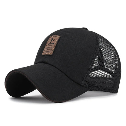 Baseball Cap Mens Mesh Sun Hat Outdoor Sports Golf Sunshade Caps Four Seasons Adjustable Hip-Hop Hats for Men Baseball Cap
