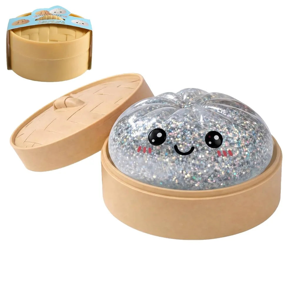 New Glitter Dumpling Pressure Ball Slow Rebound Soft Pinch Decompression Office Home Decorat Children Adults Birthday Gifts