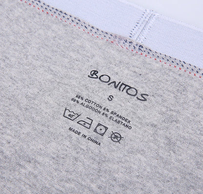Mens Cotton Boxer Shorts - 4-Pack Underwear Set Soft and Comfortable