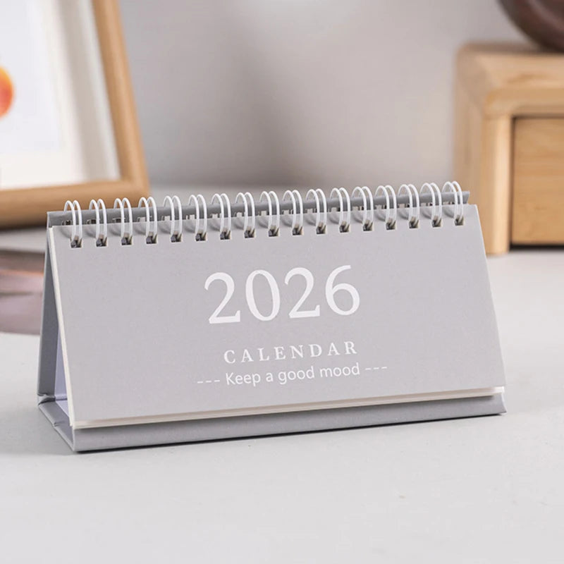 2026 Mini Desk Calendar Desktop Notepad Ornament Cute Simple Calendar,Christmas New Year Gift, Daily Planner Table Calendar