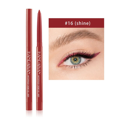 Matte Eyeliner Pencil - Waterproof Gel Pencil With 20 Colorful Shades | Long Lasting, Quick Dry