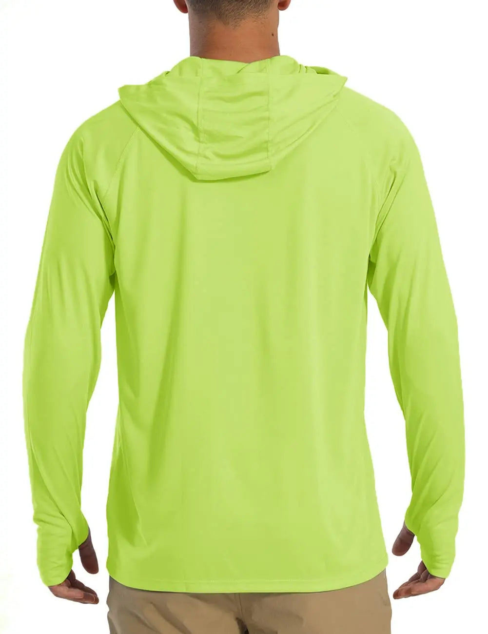 TACVASEN Sun Protection T-Shirts Mens Long Sleeve Hoodie Casual UV-Proof T-Shirts Breathable Lightweight Quick Dry T-Shirts Male