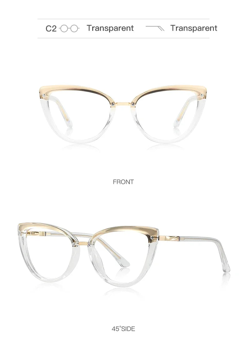 Cat Eye Reading Glasses – Women's Fashion Eyewear With Blue Light Protection