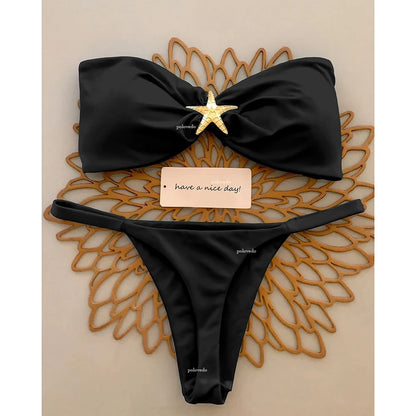 Push Up Bikini Set - Sexy Womens Micro Swimsuit Beachwear - ZOOMNSTORE