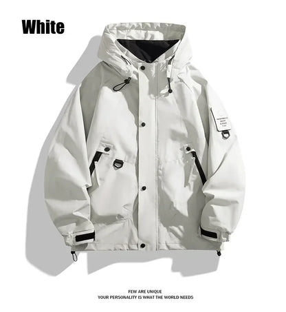 Men Women Waterproof Hiking Jacket Windproof Camping Windbreakers Oilproof Fishing Trekking Jacket Autumn Spring Sport Rain Coat