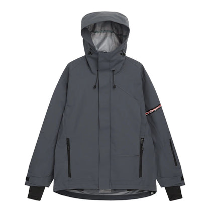 Hard Shell Ski Jacket – Waterproof 3 Layer Durable Winter Coat for Snowboarding Women