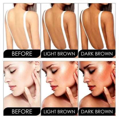 Tanning Cream Face Body Long Lasting Bronzer Skin Tanner Suntan Protect Radiation Nourishing Natural Self-Tanning Lotion