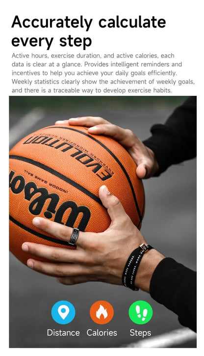 SY01 Smart Ring With LED Screen Bluetooth Health Monitoring Blood Oxygen Sleep Heart Rate Multi-sport Modes Waterproof IP68&5ATM