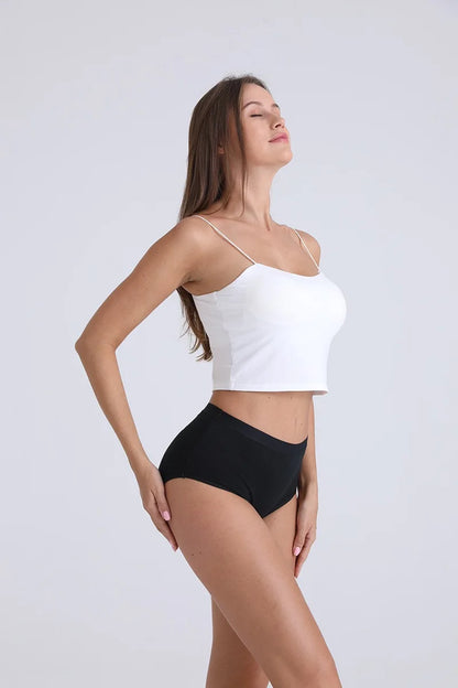 3pcs Cotton Women Panties Lady Plus Size Underwear Large Size High Waist Briefs Breathable Solid Color Female Lingerie