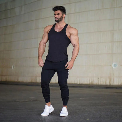 Men Jogger Pants – Slim Fit Sweatpants with Drawstring for Running & Fitness