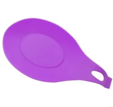 Silicone Spoon Holder | Heat Resistant Mat & Spatula Rest for Kitchen Utensils