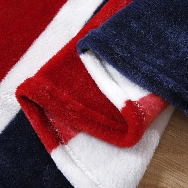 Plush Bed Blanket - Warm Throw for Sofas Cars and Travel - Machine Washable